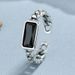 Square For Ring Zircon New Chain Men And Women, Used Black Diamond Open End Temperament Ring, Handheld Jewelry Women, ,_ipsvogv.com