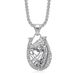 Hot Selling Hip-Hop Jewelry Titanium Steel Color-Retaining Gold-Plated Diamond-Studded Horse Head Pendant Necklace_ipsvogv.com