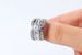 Women's three layer engagement ring set Zircon micro inlaid ring_ipsvogv.com