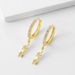 Cao Shi's New Hot Selling Earrings Sweet pentagram Zircon Earrings_ipsvogv.com