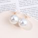 S Silver Needle New Korean Edition Big Pearl Earring Women' French Elegant Temperament Network Red Exaggerated_ipsvogv.com