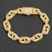 Unisex New T Square Mixed Inlaid Zircon Circulation Bracelet Trendy Brand Popular Personality Men's Hip Hop Bracelet_ipsvogv.com