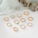 Hot Selling Joint Set Of 11 Pieces, Five Pointed Star Open Pearl Ring For Women_ipsvogv.com