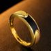 Vietnam Gold Plated 3D Color Green Enamel Colored Drip Glue Men's And Women's Fashion Strip Open Ring_ipsvogv.com