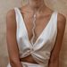 Trendy Snake-shaped Chest Chain Necklace, European And American Exaggerated Full Diamond Body Chain, Cross-border Accessories Body Chain_ipsvogv.com