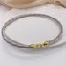 Retro Horseshoe lock cable collar and versatile bracelet_ipsvogv.com
