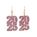Ins niche new model, New Year's Eve 2025 digital earrin, female personality, colorful drip oil, high-end design_ipsvogv.com