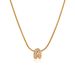 Hit 26 English Balloon Bubble Letter Pendant Copper Inlaid Zircon 3D Letter Necklace_ipsvogv.com