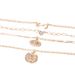 Bohemian Style Love Set Diamond Fatima Multi-layer Necklace For Women_ipsvogv.com
