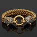 Titanium Viking For Men Thick Chain Stainless Steel Punk Wolf Couple Fashion Bracelet Trendy Jewelry_ipsvogv.com