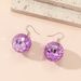 Fashion Ball Pendant Earrings Bohemian Holiday Seaside Earrings Ladies Pendant Earrings_ipsvogv.com