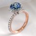 Cao Shi's New Fashion Versatile Zircon Women's With Copper Silver Plated Micro Inlaid Green Ring_ipsvogv.com