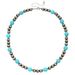 Bohemian Ethnic Style Turquoise Necklace Butterfly Water Drop Pearl Love Pendant Clavicle Necklace_ipsvogv.com