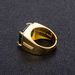 Popular Emerald Men's Square Ethnic Plated Open Ring_ipsvogv.com