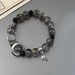 Mokawa Ancient Stle Glass Bead Handmade Women's Bracelet, Niche Design, Couple Bracelet, Men's New Chinese Stle_ipsvogv.com