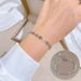 【 Full body titanium steel 】 Dongdaemun extremely simple style smiling face personality chain bracelet female internet_ipsvogv.com