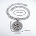 Hip-hop Men's New Trendy Brand Rotatable Coin Pattern Zinc Alloy Necklace Personalized Dollar Style Pendant_ipsvogv.com
