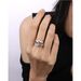 2022 New Control Theory Niche Design Open Ring With Irregular Zircon And Diamond Inlay, No Gender, High-end Feel_ipsvogv.com