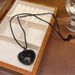 Korean Internet Celebrity Blogger Fever Same Style Black Leather Braided Edge 3D Heart Fashionable Hot Girl Necklace_ipsvogv.com
