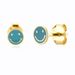 Women's Jewelry S925 Silver Needle Light Blue Earrings Earrings Female Love Geometric Sweet Style Drop Glue Enamel Earrings_ipsvogv.com