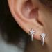 Cao Shi's Cute Simple With A Small Style Student Earring Accessories Korean Edition New Exquisite Star Earrings_ipsvogv.com