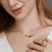 summer New Original Rainbow Bubble Necklace S925 Silver Colored Gem Clavicle Chain Niche Light Luxury Design_ipsvogv.com