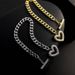 Women's Jewelry Set Fashion High End Brand Personalized Love Zircon Bracelet Necklace Set_ipsvogv.com