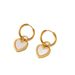 High End Double-sided Shell Heart-shaped Pendant Necklace With Korean Personality, Simple And Versatile Collarbone Chain_ipsvogv.com
