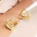 Hot Sale Fashionable High End Hollow Design Heart Earrings Brass Real Gold Electroplated Earrings_ipsvogv.com