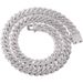 Men's Jewelry High Quality Stainless Steel 14MM Wide Diamond Shaped Cuban Chain Chain_ipsvogv.com