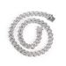 Men’s Jewelry Set Fashion Hip Hop Style Men And Women 13mm Cuban Chain Necklace Full Of Diamonds Diamond Double Row Diamond Trendy Accessories_ipsvogv.com