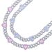 Men And Women's Jewelry 11mm Heart Shaped Cuban Chain Hip Hop New Necklace Cuban Chain_ipsvogv.com