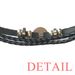 Constellation taurus zodiac symbol bracelet braided leather woven wristband_ipsvogv.com