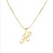Creative Fashion High End Necklace Copper Zircon Real Gold Electroplating 26 Letter Pendant Clavicle Chain_ipsvogv.com