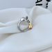 Light Luxury, Trendy, Fashionable, Niche Design, Cute Style, Inlaid With Mouse Cheese Ring, Ring_ipsvogv.com