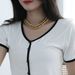 Creative Personality Necklace Punk Hip Hop Style Metal Chain Necklace Set_ipsvogv.com