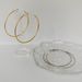 Women’s Jewelry Set Fashion Niche INS Retro Titanium Steel Simple 65MM Exaggerated Thin Earrings_ipsvogv.com