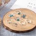 New Turquoise Eagle Cactus Moon Arrow Shaped 8-piece Set Of And Rings_ipsvogv.com
