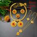 Dubai Hot Selling Gold-plated Necklace Earrings Bracelet Ring Alloy Jewelry Six Piece Set_ipsvogv.com