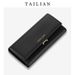 New Long And Short Women's Wallet With European And American Retro Style Large Capacity Three Fold Women's Handheld Wallet_ipsvogv.com