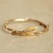 electroplated Ring Creative Leaf Shaped Accessory_ipsvogv.com