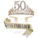 Large Alloy Full Diamond Digital Crown 40 50 80th Birthday Headband Etiquette Belt Crown Shoulder Strap Belt Set_ipsvogv.com
