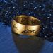 Fearless love eye heart flower bird letter titanium steel ring trendy men's jewelry_ipsvogv.com
