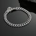 Light Luxury Retro Simple Design Punk Style Handcuffs Personality Versatile Titanium Steel Bracelet Cuban Chain Men's Bracelet_ipsvogv.com