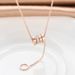 Live Sreaming New Produc Accessories Ianium Necklace, Female Wais, Rose Gold, Sainless Seel Jewelry, Round_ipsvogv.com