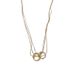 Autumn And Winter New Collection, Cool Style, Fashionable Metal Double Ring Necklace, Light Luxury, High-end Niche_ipsvogv.com