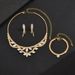 2024 Christmas Versatile Decoration High-End Accessories Clavicle Chain Necklace Earrings Bracelet Light Luxury Jewelry_ipsvogv.com