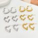 geometric love earrings for women ins style creative design heart-shaped earrings fashion earrings_ipsvogv.com