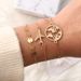 Bohemian Airplane Map Charm 3-piece Set For Women's Multi Layered Gold Chain Ring Bracelet Gift_ipsvogv.com
