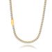 Men's Hand Jewelry Stainless Steel Tennis Chain Bracelet Woven Zircon Necklace Hip Hop Trendy Brand Titanium Steel_ipsvogv.com